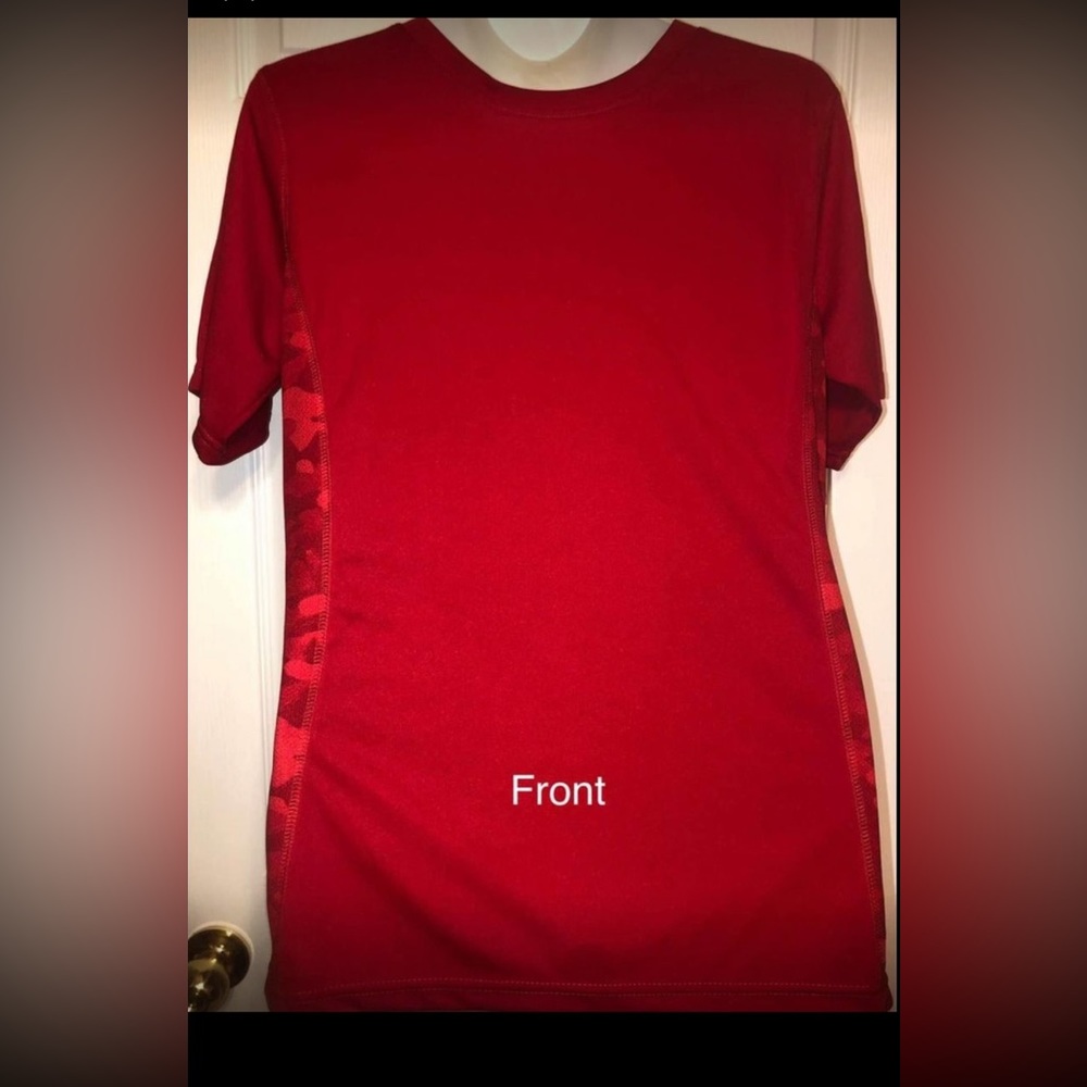 Zone Pro Red Shirt Camo Back Sz L